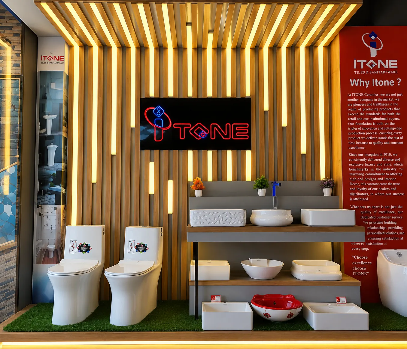 Itone Ceramic quality showcase