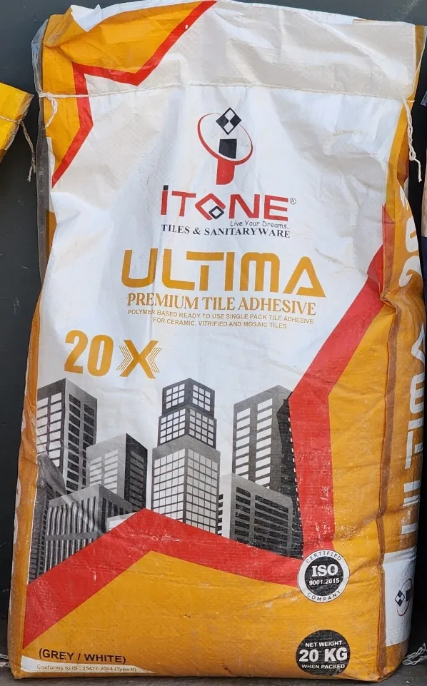 Itone Tile Adhesive Ultima — grey heavy duty tile adhesive for walls and floors