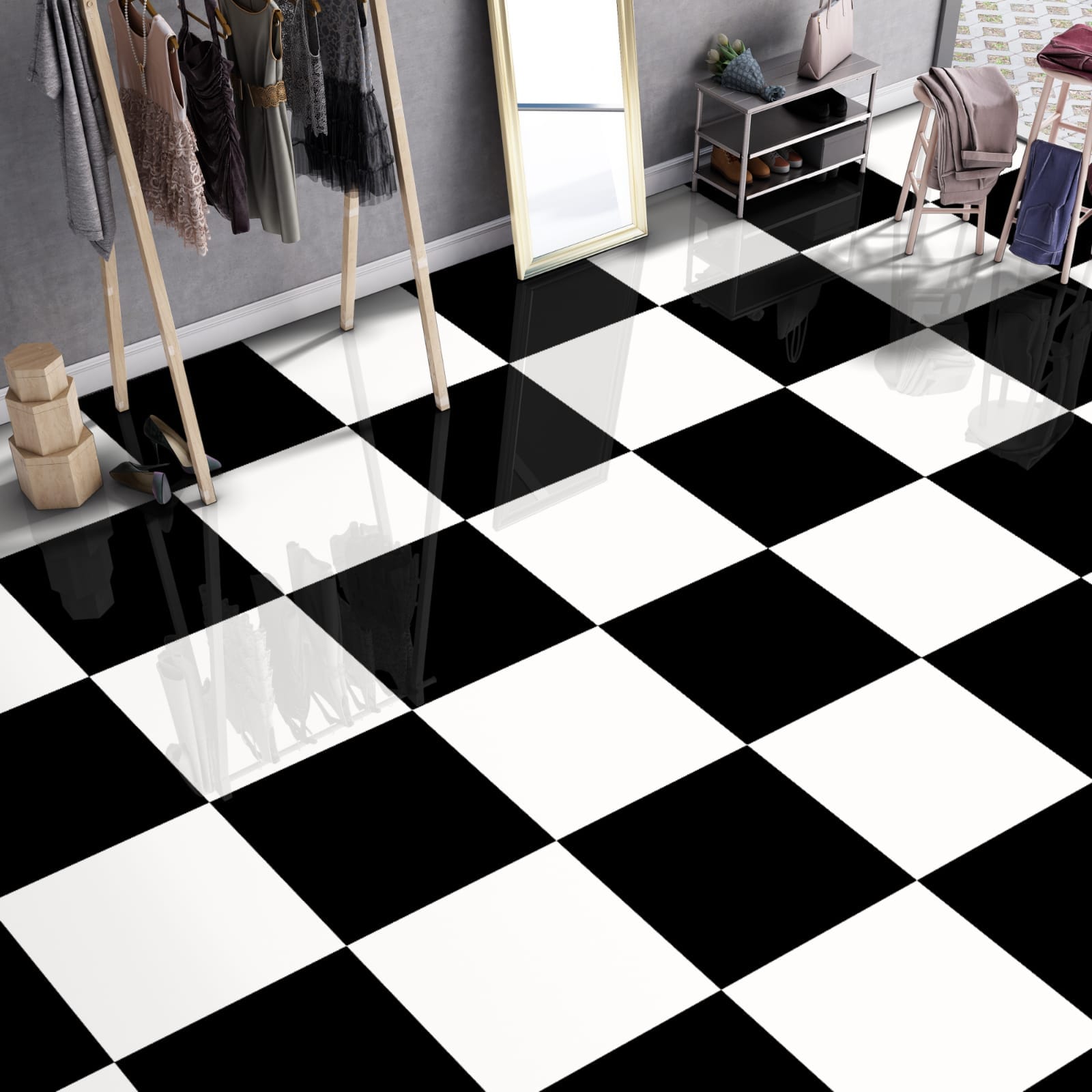 Double charge vitrified floor tiles by Itone Ceramic — heavy duty and durable